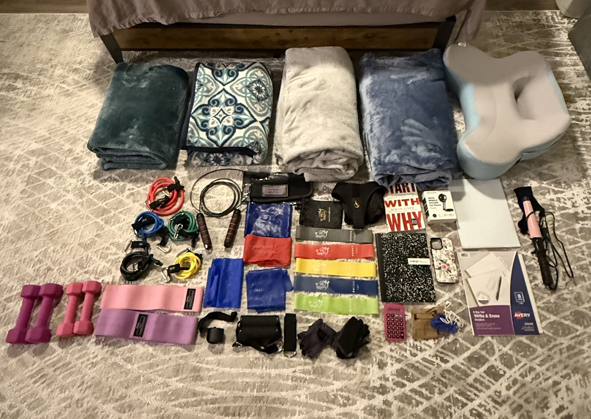 Blankets $20 Each / Exercise Equipment - Make Best Offer
