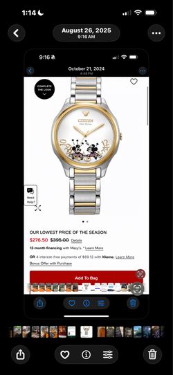 Disney watch citizen like new