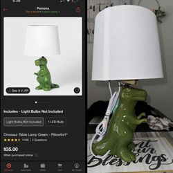 Dino lamps 