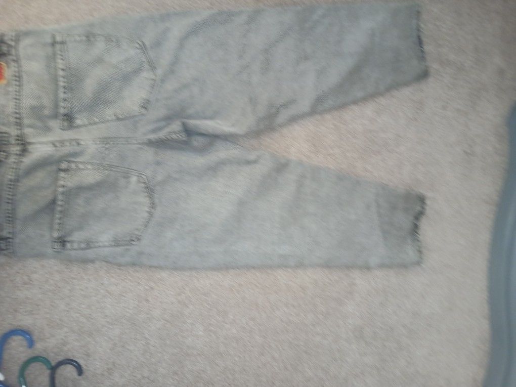 Stonwashed Empire Pants