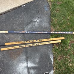 hockey sticks