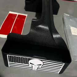 Jeep Center Console Gear Shift Organizer Tray w/Punisher Flag