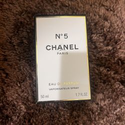 Empty Chanel no. 5 perfume box