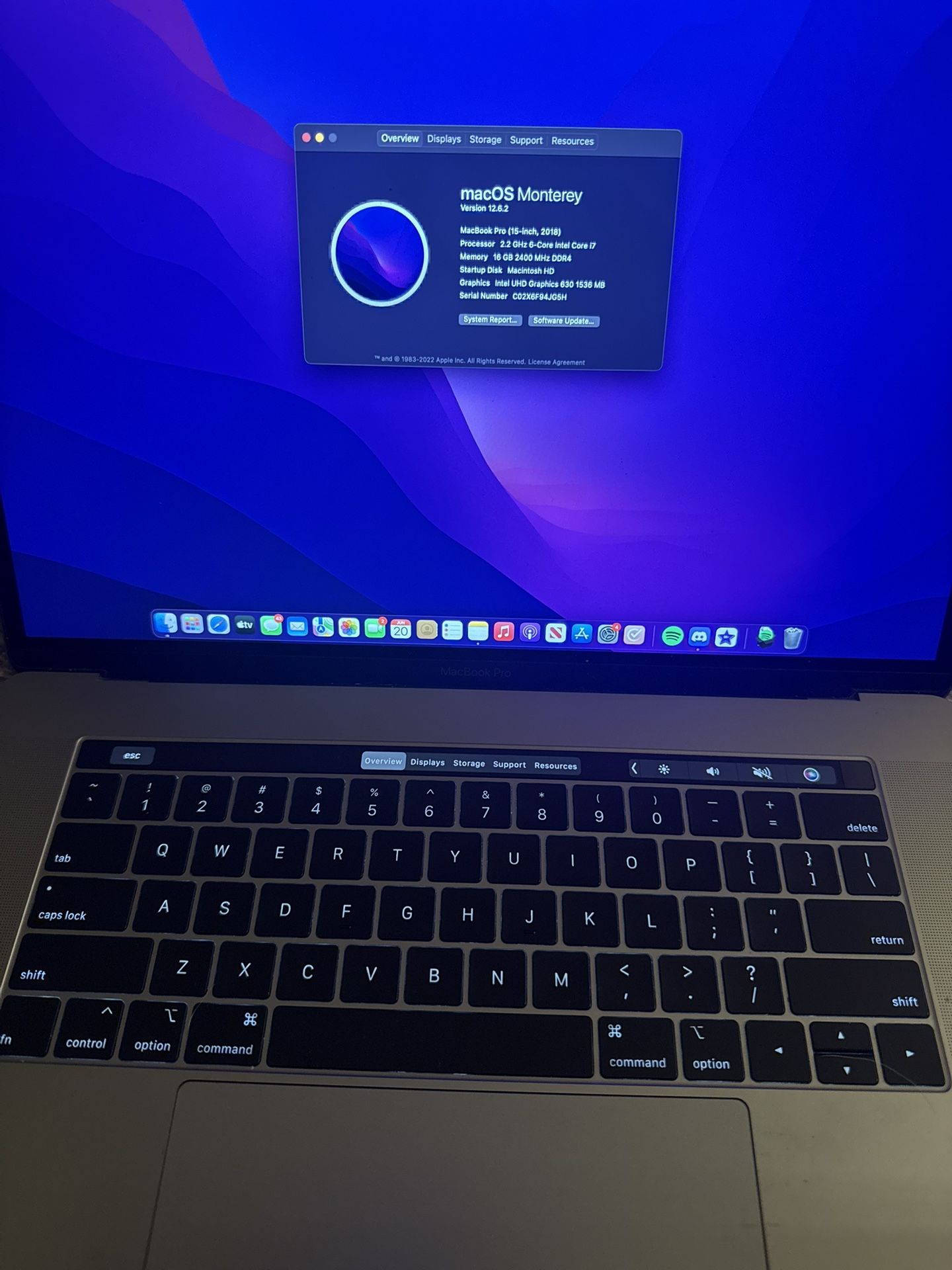2018 MacBook Pro