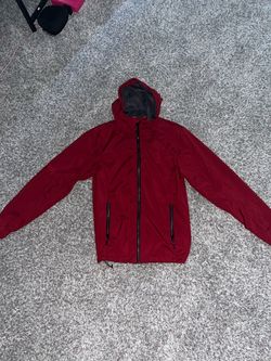 Red Windbreaker