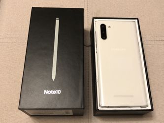 BRAND NEW Samsung Galaxy NOTE 10 256GB Unlocked. New with box. Comes with charger, cable, and headphones, all original. 100 percent authentic. 65