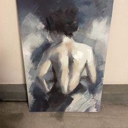 Canvas Painting - lady 