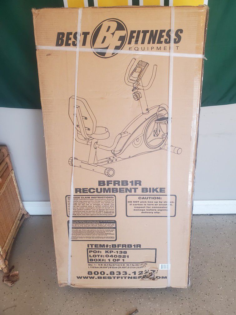 Body-Solid Best Fitness Recumbent Bike (Brand NEW In Box)