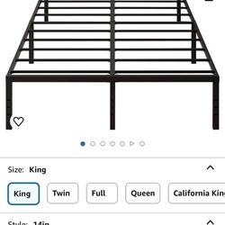 King size metal Bed Frame