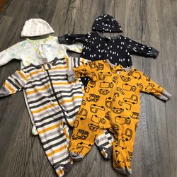 Carters Baby Boy  Size 0-3 Months Set