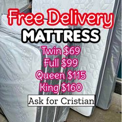 New Mattresses  Twin mattress Full mattress Queen mattress  King mattress  Colchones nuevos  Beds 