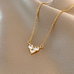 New Minimalist Heart Necklace