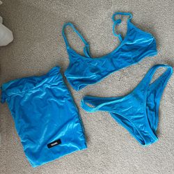 Triangl Blue Velvet Bikini