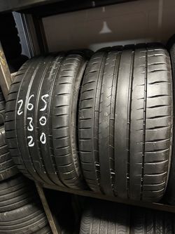 PAIR OF TIRE 265 30 20 MICHELIN 85% LIFE