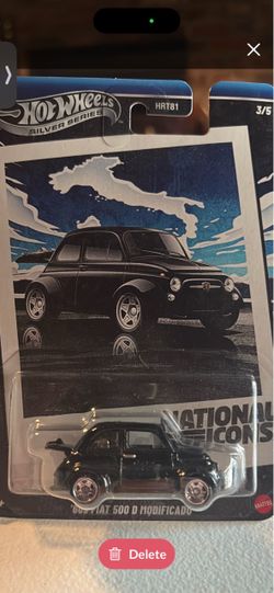 Hot Wheels Silver Series '60s Fiat 500 D Modificado