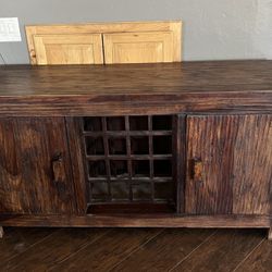 Wood Wine Rack/Table