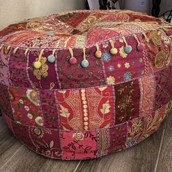 Bohemian Ottoman Pouf