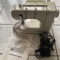 Available!! Janome Coverpro Coverstitch Sewing Machine-Coral Gables