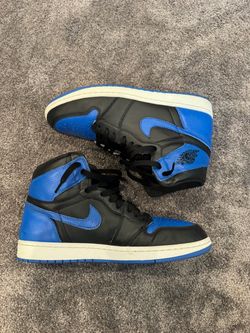 Air Jordan 1 High Royal Blue Black Size 10.5