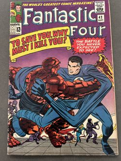 3 Silver Age Fantastic Four Comics 42 43 44 Marvel MCU Jack Kirby Stan Lee