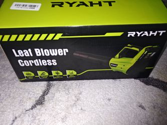 Leaf Blower Cordless, Leaf Blower with Battery and Charger - 2 Speed Modes, 2 Batteries, 20V Powerful Lightweight Electric Blowers for Blowing Leaves,