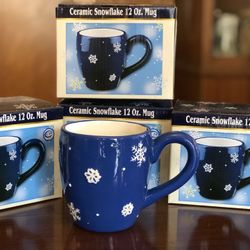 Snowflake mugs