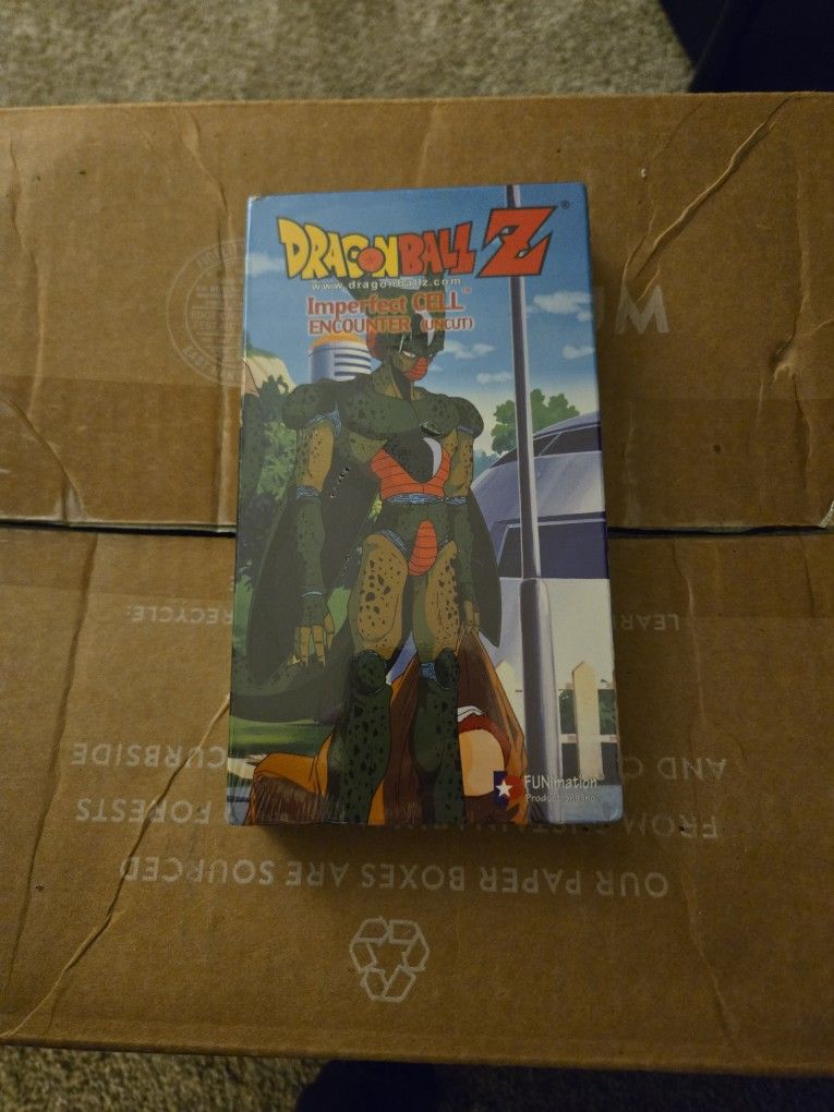 Dragon Ball Z VHS Tape "Imperfect Cell - Encounter (Uncut)"
