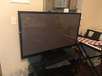 TV 55 Samsung led with glass stand