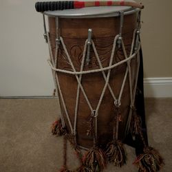 Dhol (Double-sided barrel drum from India)