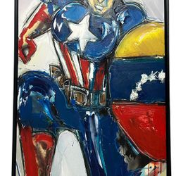 Captain America 50“ X 28” LIMITED EDITION