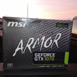 MSI Armor GeForce GTX 1070 Graphics Card 8Gb