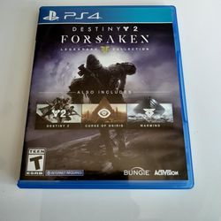 PS4 Game Destiny 2 FORSAKEN Legendary Collection