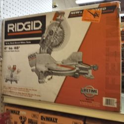 RIDGID 10 IN. DUAL BEVEL MITER SAW