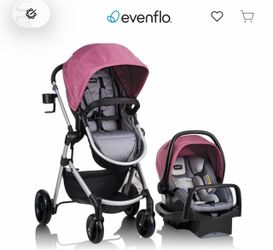 Evenflo stroller and car seat