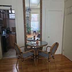 Rylan Round Indoor/Outdoor Commercial Bistro Set With Table And Two Chairs By Beachcrest Home