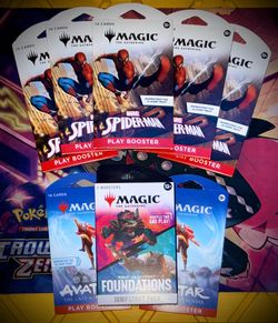 Magic The Gathering Mini Lot of Assorted Packs (9 Packs Total)