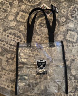 Las Vegas Raiders Clear Stadium Tote Bag