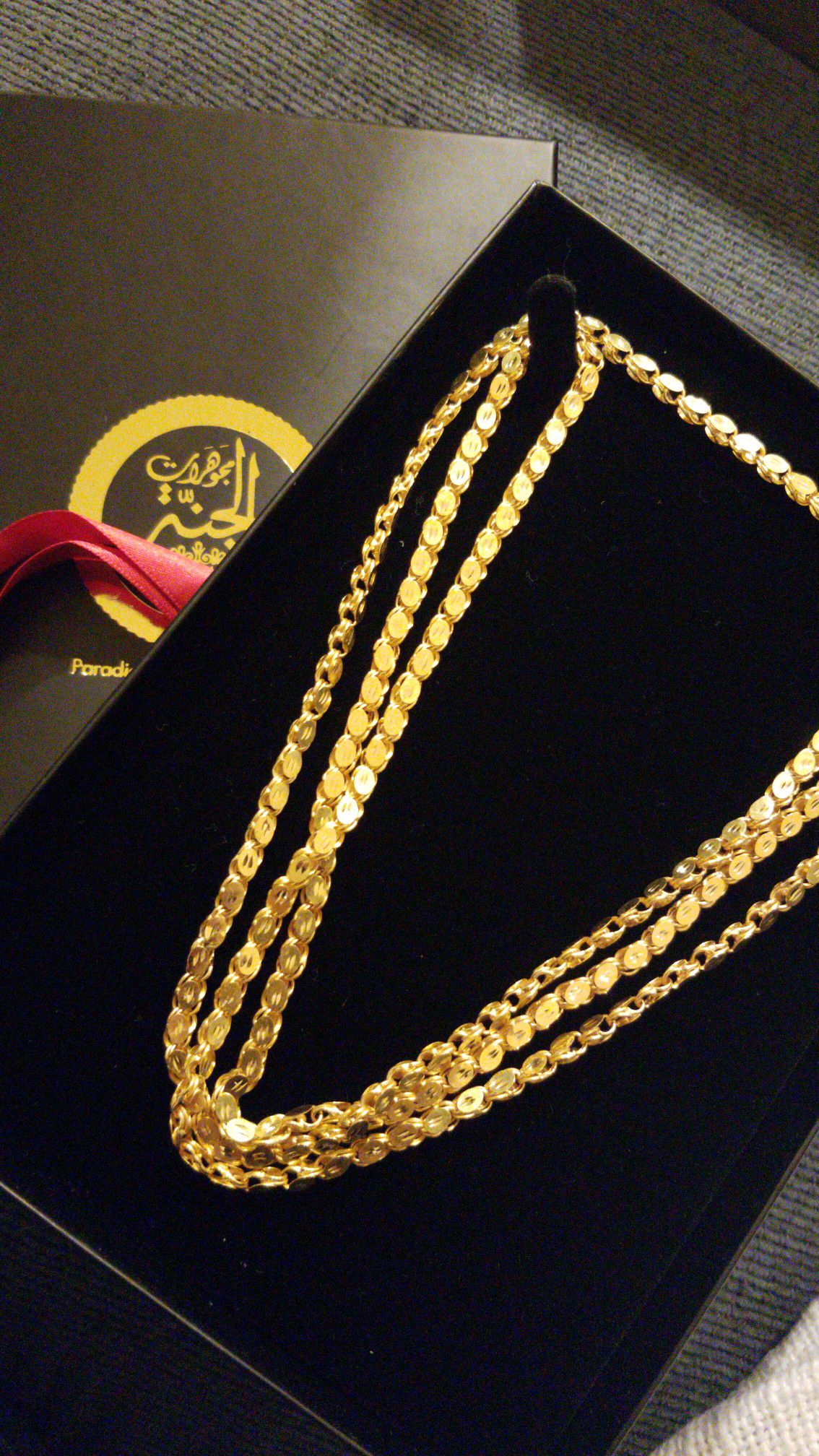 21k real gold chain