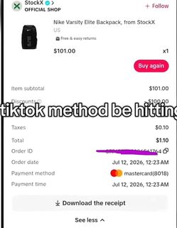 Tik tok method and more hmu