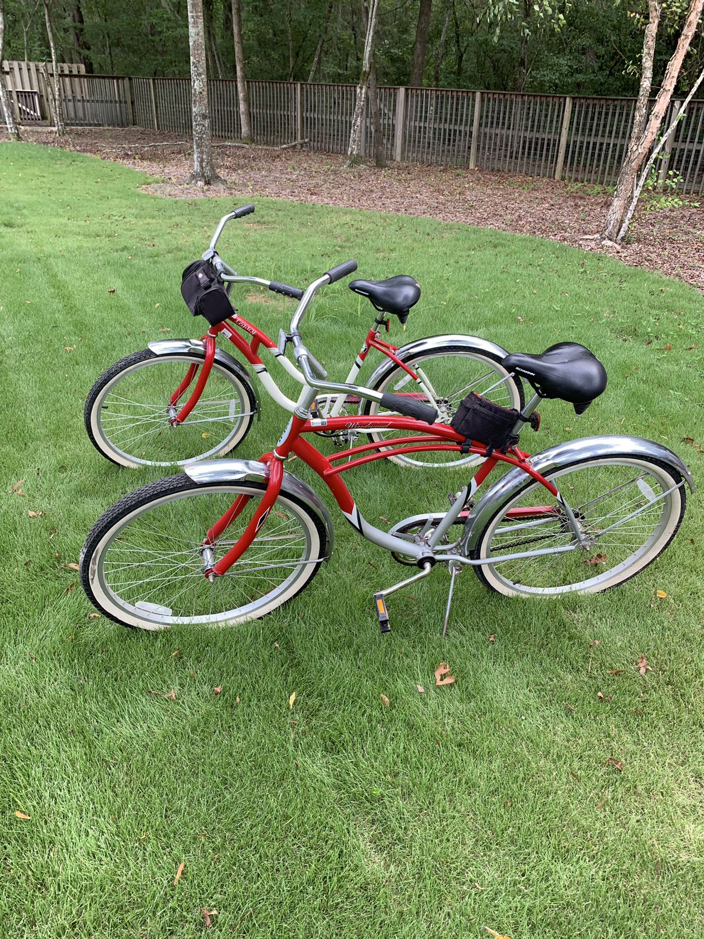Schwinn His and Her Cruiser Bicycles