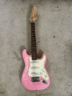 Fender mini squire hello kitty
