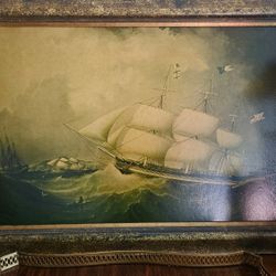 Vintage Fine  Print titled "The Independence" - Samuel Walters