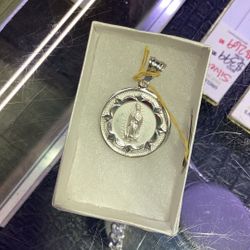 Silver Religious Pendant 