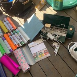 Circuit And Heat Press With New Desk And Printer