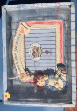 Raggedy Ann & Andy Picture Frame RARE