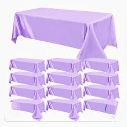 12.  108”x 60”  Satin Tablecloth 