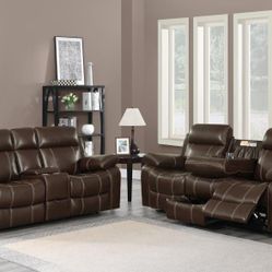 New Recliner Sofa And Love Seat
