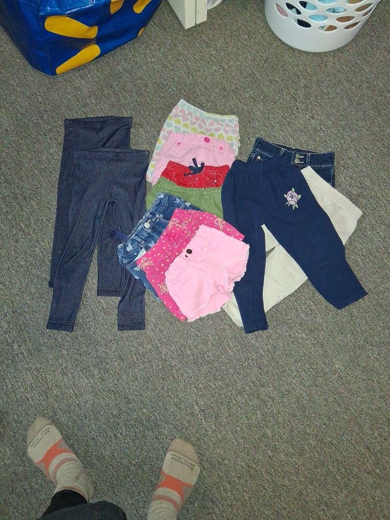 Girls Tops, Shorts, Pants 18m- 4t