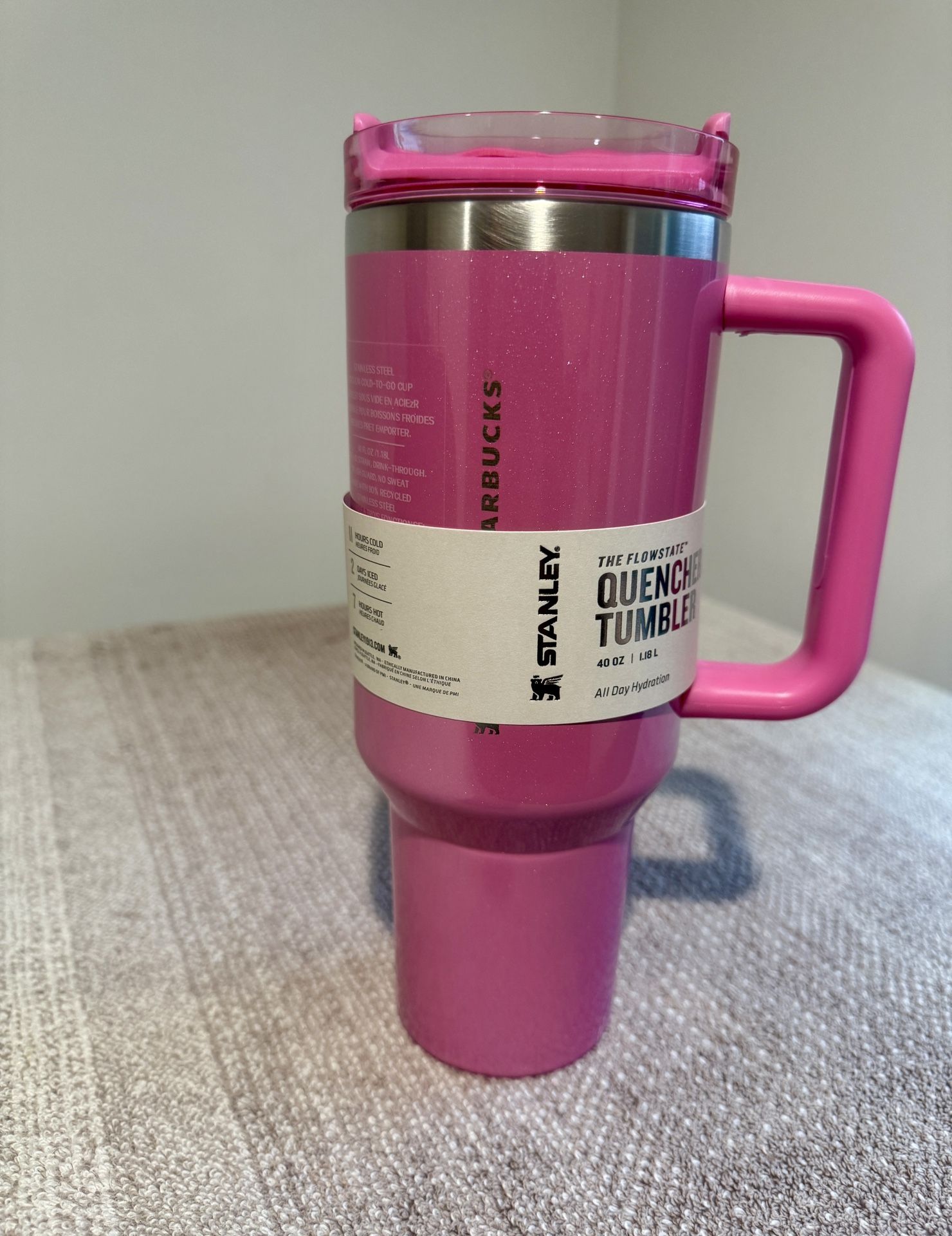 Stanley x Starbucks Winter Pink 40oz Tumbler 2024 Target Exclusive New