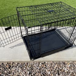 Heavy Duty  Dog Crate With Two Doors